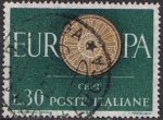 Stamps Italy -  EUROPA 1960