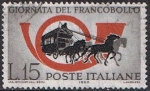 Sellos de Europa - Italia -  DIA DEL SELLO 1960