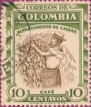 Stamps : America : Colombia :  Departamento de Caldas - Productor de Café.