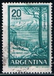 Sellos de America - Argentina -  Lago Manuel Huapi