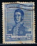 Stamps Argentina -  Scott  222  Jose San Martin