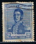 Sellos de America - Argentina -  Scott  222  Jose San Martin