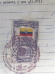 Stamps Colombia -  palacio