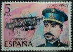 Stamps Spain -  Pedro Vives Vich (1858-1938)