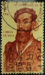 Stamps Spain -  Álvar Núñez Cabeza de Vaca (1490-1557)