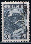 Stamps Argentina -  Scott  439  Ganado  (Cria de toros )