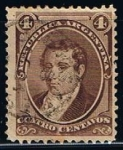 Stamps Argentina -  Scott  23  Mariano Moreno