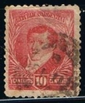 Stamps Argentina -  Scott  98  Belgrano