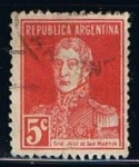 Sellos de America - Argentina -  Scott  328  General San Martin