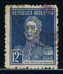 Stamps Argentina -  Scott  330  General San Martin