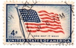 Stamps United States -  banderas