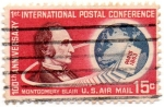 Stamps United States -  1ra CONFERENCIA INTERNACIONAL POSTAL