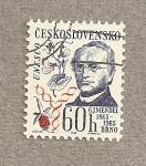 Stamps : Europe : Czechoslovakia :  G. Mendel, geneticista