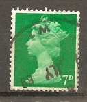 Stamps United Kingdom -  Machin predecimal