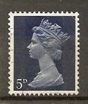 Stamps United Kingdom -  Machin predecimal (intercambio)