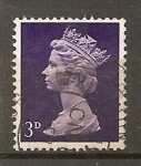 Stamps United Kingdom -  Machin predecimal (intercambio)