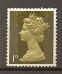 Stamps United Kingdom -  Machin predecimal (intercambio)