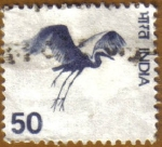 Stamps : Asia : India :  Flying crane