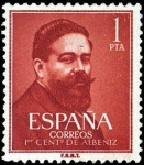 Stamps : Europe : Spain :  I Centenario del nacimiento de Isaac Albéniz