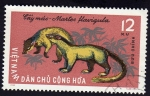 Stamps : Asia : Vietnam :  Caymac-martes flavigula
