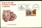 Stamps Spain -  Viaje de los Reyes de España a Argentina - SPD