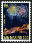Sellos de Europa - San Marino -  SAN MARINO - Centro histórico de San Marino y Monte Titano