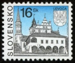 Stamps Europe - Slovakia -  ESLOVAQUIA - Levoča, castillo de Spiš y los monumentos culturales asociados