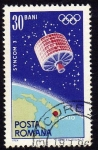 Stamps Romania -  Syncom 3 