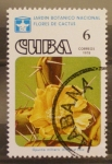 Stamps Cuba -  jardin botanico nacional, flores de cactus. rosa