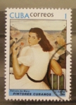 Sellos de America - Cuba -  pintores cubanos, retrato de mary, j. arche