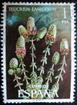 Stamps Spain -  Teucriun lanigerum