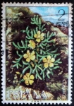 Stamps Spain -  Hypericum ericoides