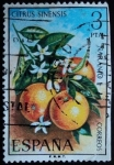 Stamps Spain -  Naranjo / Citrus sinensis