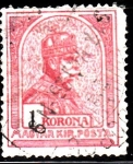 Stamps : Europe : Hungary :  Rey Franz Josef	