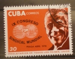 Sellos de America - Cuba -  IX congreso sindical mundial