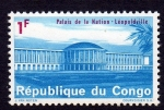 Stamps Republic of the Congo -  PALAIS DE LA NATION - LÉOPOLDVILLE