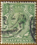 Stamps : Europe : United_Kingdom :  REY GEORGE V