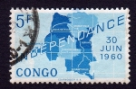 Sellos del Mundo : Africa : Rep�blica_del_Congo : INDEPANDANCE 30 JUIN 1960