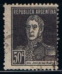 Stamps Argentina -  Scott  334  General San Martin