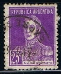 Sellos de America - Argentina -  Scott  350  General San Martin