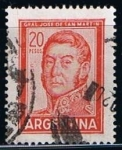 Stamps Argentina -  Scott  698A  Jose San Martin