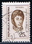 Stamps Argentina -  Scott  933  Jose de San Martin