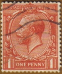 Stamps United Kingdom -  REY GEORGE V