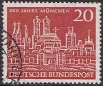 Stamps Germany -  8º CENTENARIO DE MUNICH