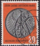Stamps Germany -  X ANIV. DE LA REFORMA MONETARIA