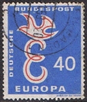 Stamps Germany -  EUROPA 1958