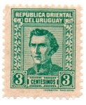 Stamps : America : Uruguay :  175"ANIVERSARIO DEL GRAL GERVASIO ARTIGAS
