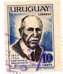 Sellos de America - Uruguay -  Centenario de Nacimiento