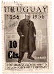Stamps : America : Uruguay :  Centenario de Nacimiento