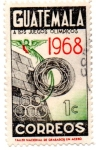 Stamps : America : Guatemala :  A LOS JUEGOS OLIMPICOS-1968